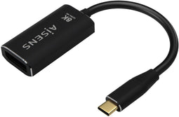 Aisens A109-0690 - USB Type-C naar DisplayPort - 0,15 m 7680 x 4320 Pixels 60 Hz - Zwart