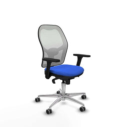 Piqueras y Crespo 3D086G0 - Bureaustoel - Verstelbare hoogte met armleuning - Blauw