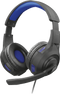 Trust GXT 307 RAVU - Over-ear gamingheadset - Opvouwbare microfoon en verstelbare hoofdband - Grijs/Blauw