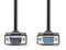 Nedis VGA-Kabel - VGA Male naar VGA Female 15p - Vernikkeld - 5 m - Zwart