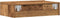 vidaXL - Nachtkastje - 60x35 - cm - spaanplaat - oud - hout