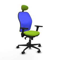 Jorquera Piqueras y Crespo 3D036N1 - Bureaustoel met hoofdsteun - Verstelbare hoogte - Pistache