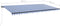 vidaXL - Luifel - handmatig - uittrekbaar - met - LED - 600x300 - cm - blauw - en - wit