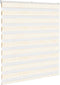 vidaXL - Zebra - rolgordijn - 130x150 - cm - stofbreedte - 125,9 - cm - marmerbeige