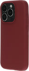 Mobiparts iPhone 15 Pro - Silicone Cover - Soft-touch - Plum Red