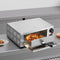 Pizzaoven op aanrecht, elektrische oven, 12 inch, 1500 W, met temperatuurregeling en timer van 0-120