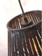 GOOD&MOJO Vloerlamp Merapi - Bamboe Zwart - 57x30x150cm - Modern - Staande lampen voor Woonkamer - Slaapkamer