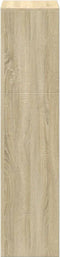 vidaXL - Kamerscherm - / - boekenkast - 123x29x123 - cm - hout - sonoma - eiken