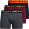 JACK&JONES ADDITIONALS JACLICHFIELD TRUNKS - Heren Onderbroek - 3-pack - Burgundy (3 stuks)