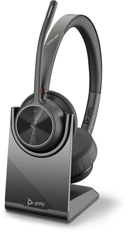 Poly Voyager 4320 UC - On-Ear Koptelefoon - Draadloos Bluetooth 5.2 - Zwart