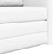 vidaXL - Vloersofa - Bed - 2-in-1 - Wit - 124x71x78 - cm - Kunstleer