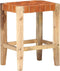 vidaXL - Barkrukken - 2 - st - 60 - cm - echt - leer - bruin