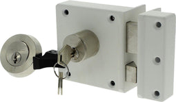 Nemef 4154 - Veiligheidsoplegslot SKG2 - Doornmaat 50 mm - Wit