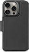 Decoded - Leather Detachable Wallet - iPhone 16 Pro - MagSafe - Zwart