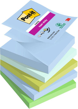 Memoblok post-it z-notes r330 super sticky oasis | 12 stuks