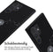 imoshion Hoesje Geschikt voor Samsung Galaxy S24 Ultra Hoesje Met Koord - imoshion Siliconen design hoesje met koord - Zwart / Dandelion Black