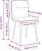 vidaXL - Eetkamerstoelen - 2 - st - fluweel - donkergrijs