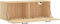 vidaXL - Wandkast - 100x36,5x35 - cm - bewerkt - hout - sonoma - eikenkleurig