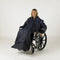 Splash Wheely Mac Deluxe - Regenponcho met mouwen - M - Blauw