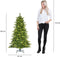 Black Box Trees Dayton Kunstkerstboom met LED Verlichting - H120 x Ø81 cm - Groen