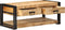 vidaXL - Salontafel - 90x50x38 - cm - massief - ruw - mangohout