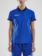 Craft Pro Control Polo Dames - Voetbal - Korte mouw - Royal / Zwart - M