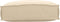 vidaXL - Ligkussen - voor - Rugleuning - Beige - 50x40x12 - cm - Oxford - Stof