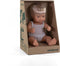 Miniland Babypop Europese Jongen 38cm - met wit broekje en hemdje
