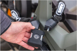 Abus Yardo - Kettingslot met Vingerafdruk - 110 cm - Zwart