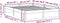 vidaXL - Bedframe - massief - hout - grijs - 140x190 - cm