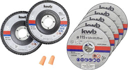 kwb 712051 Doorslijpschijfset 115 mm 7 stuk(s) RVS