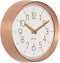 Karlsson wandklok Convex met koperkleurige rand - Kleur - Wit