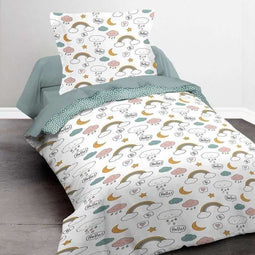 TODAY Kids First 1.15 Kinderbedset - 1 persoon - Dekbedovertrek 140 x 200 en 1 kussensloop 63 x 6...