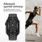imoshion Sport⁺ bandje - Geschikt voor Apple Watch 1, 2, 3, 4, 5, 6, 7, 8, 9, 10 (42 mm), SE - 38/40/41 mm - Zwart - S/M