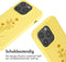 imoshion Hoesje Geschikt voor iPhone 15 Pro Hoesje Met Koord - imoshion Siliconen design hoesje met koord - Geel / Flower Yellow