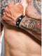 Cut4Men - 2-in-1 Armband & Ballstretcher - PU-Leer - Zwart/Rood