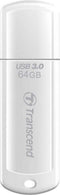 Transcend JetFlash 730 - USB-stick - 64 GB - USB 3.0 - Wit