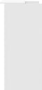 vidaXL - Receptiebalie - 55x50x103,5 - cm - bewerkt - hout - wit