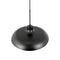 AVA - Hanglamp - Zwart met glazen koepel