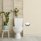 Coopley WC Rolhouder - Inclusief Handdoekhaak - RVS - Mat Zwart - Inclusief Montageset