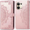 iMoshion Hoesje Geschikt voor Oppo Reno 9 Pro (5G) / Reno 9 (5G) Hoesje Met Pasjeshouder - iMoshion Mandala Bookcase - Rosé Goud