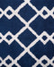 SERRES - Laagpolig vloerkleed - Blauw - 160 x 230 cm - Polyester