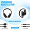 Nubex Pro - Koptelefoon Active Noise Cancelling - Bluetooth 5.3 Draadloos - Over-ear - USB-C - Headphone - Bluetooth - ANC tot 25dB - Handsfree bellen - Zwart