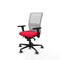 Piqueras y Crespo 3D036G0 - Bureaustoel - Verstelbare hoogte met armleuning - Rood