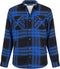Life Line Jervis Padded Flannel Shirt Heren Blauw/zwart Maat S