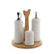 Flesje Home ESPRIT Wit Bamboe Porselein