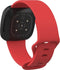 iMoshion Bandje Geschikt voor Fitbit Versa 4 / Versa 3 / Sense 2 / Sense - iMoshion Siliconen bandje - Rood