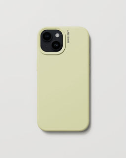 Nudient Base Case geschikt voor iPhone 15 Pale - Geel