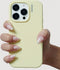 Nudient Base Case geschikt voor iPhone 15 Pale - Geel