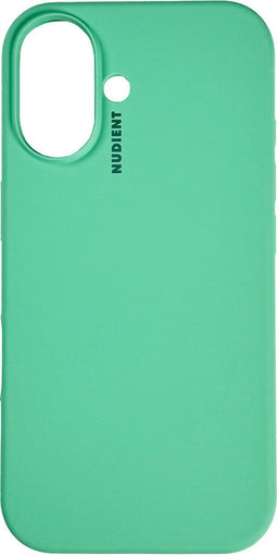 Nudient Base Case geschikt voor iPhone 16 Mint - Groen